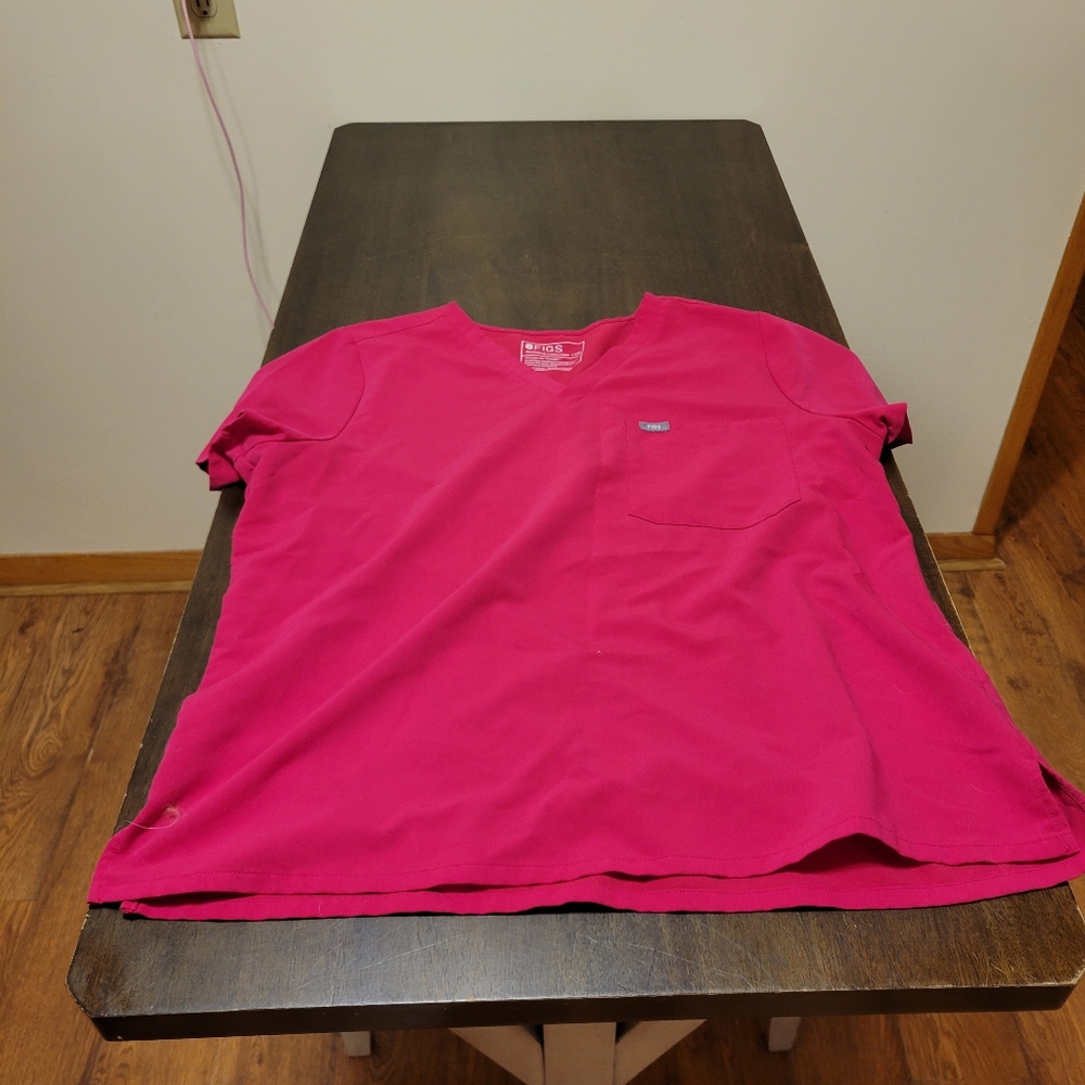 Figs Ultra Rose Catarina Scrup Top XXL